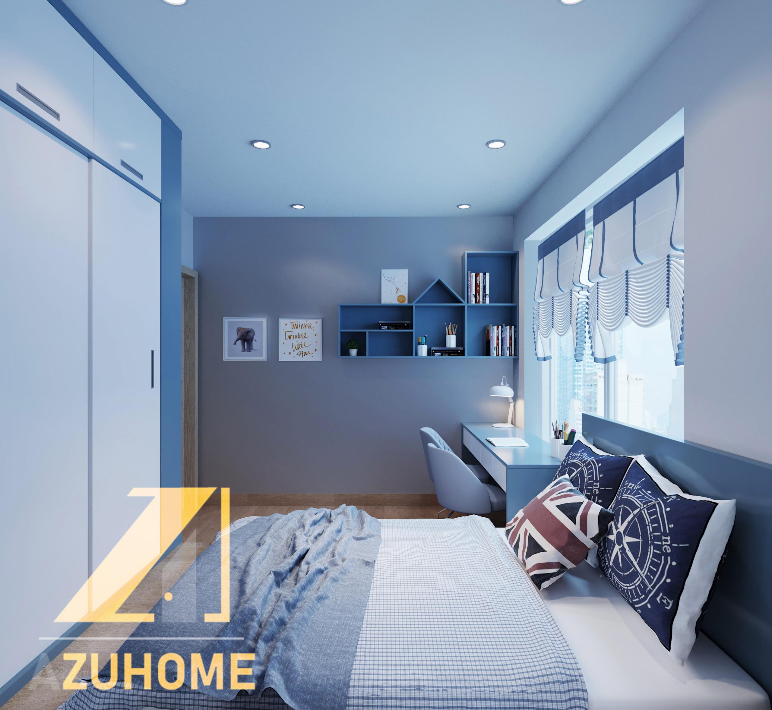 Mẫu thiết kế nội thất chung cư 70m2 siêu hiện đại  UTIHOUSE